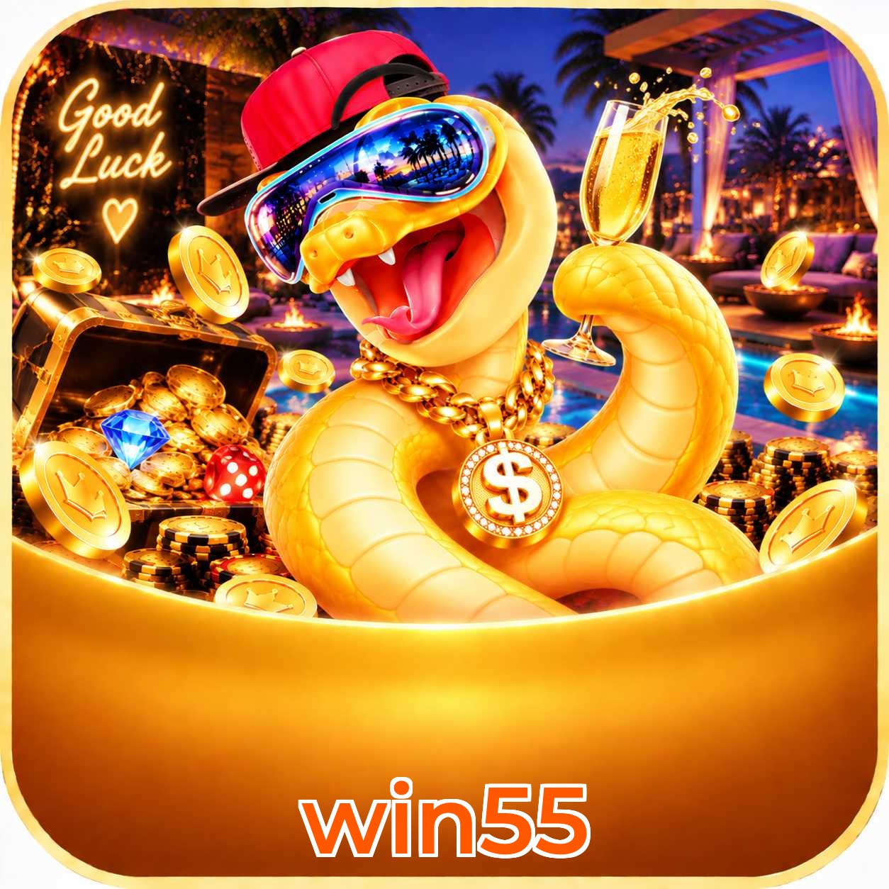 Slots e lottery na mesma plataforma win55